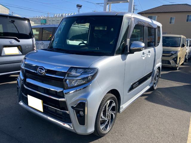 タントカスタムＲＳスタイルセレクション１５インチアルミホイール　キーフリーシステム　プッシュボタンスタート　オートエアコン（プッシュ式）　フルＬＥＤヘッドランプ　オート格納式カラードドアミラー　本革巻ステアリングホイール（静岡県）の中古車