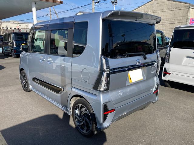 タントカスタムＲＳスタイルセレクション１５インチアルミホイール　キーフリーシステム　プッシュボタンスタート　オートエアコン（プッシュ式）　フルＬＥＤヘッドランプ　オート格納式カラードドアミラー　本革巻ステアリングホイール（静岡県）の中古車