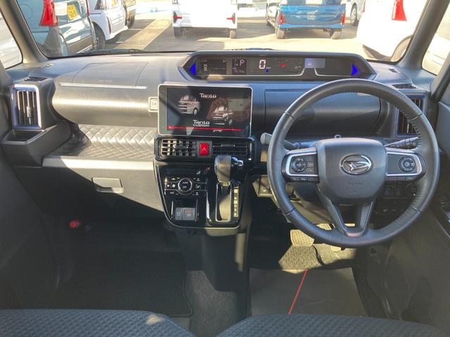 タントカスタムＲＳスタイルセレクション１５インチアルミホイール　キーフリーシステム　プッシュボタンスタート　オートエアコン（プッシュ式）　フルＬＥＤヘッドランプ　オート格納式カラードドアミラー　本革巻ステアリングホイール（静岡県）の中古車