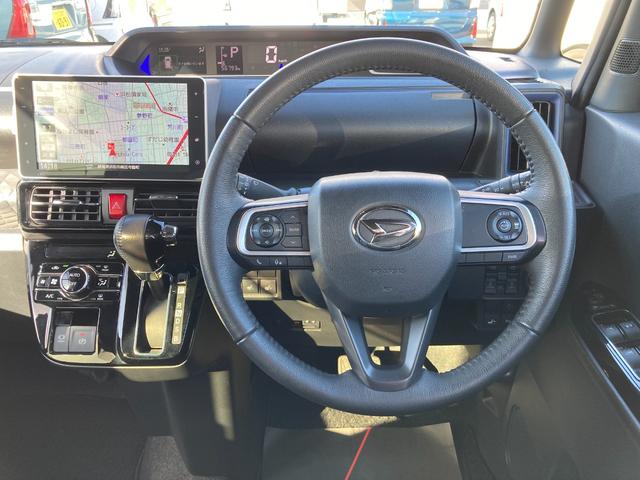 タントカスタムＲＳスタイルセレクション１５インチアルミホイール　キーフリーシステム　プッシュボタンスタート　オートエアコン（プッシュ式）　フルＬＥＤヘッドランプ　オート格納式カラードドアミラー　本革巻ステアリングホイール（静岡県）の中古車