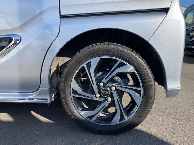 タントカスタムＲＳスタイルセレクション１５インチアルミホイール　キーフリーシステム　プッシュボタンスタート　オートエアコン（プッシュ式）　フルＬＥＤヘッドランプ　オート格納式カラードドアミラー　本革巻ステアリングホイール（静岡県）の中古車