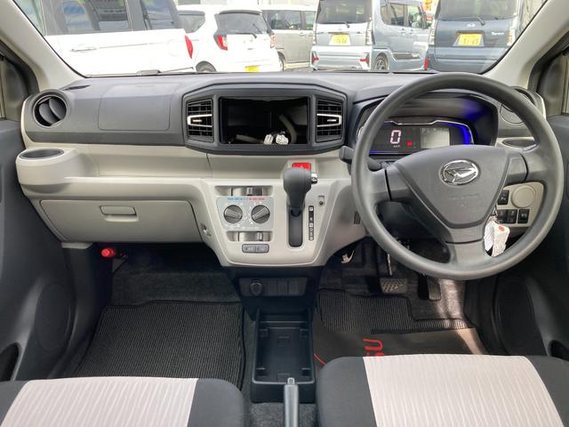 ミライースＸ　ＳＡIII１４インチフルホイールキャップ　ＬＥＤヘッドランプ　電動格納式（カラード）ドアミラー　自発光式デジタルメーターブルーイルミネーションメーター　マニュアルエアコン（ダイヤル式）　キーレスエントリー（静岡県）の中古車