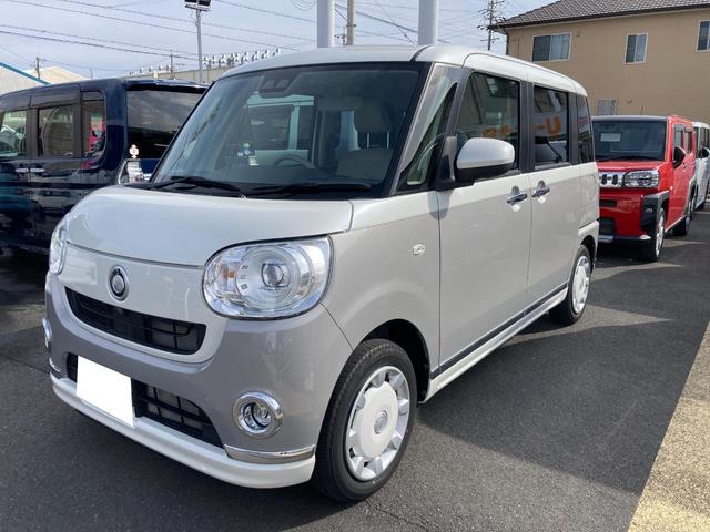 ムーヴキャンバスGメイクアップVS SAIII14インチフルホイールキャップ LEDヘッドランプ キーフリーシステム 両側パワースライドドア オートエアコン(プッシュ式) オートライト 置きラクボックス(静岡県)の中古車