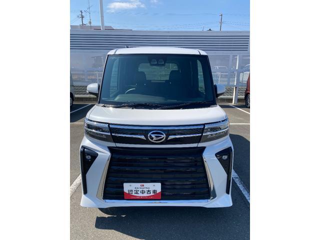 タントカスタムＸ１４インチアルミホイール　大型エアロバンパー　フルＬＥＤヘッドランプ　オート格納式カラードドアミラー　両側パワースライドドア　キーフリーシステム　プッシュボタンスタート（静岡県）の中古車