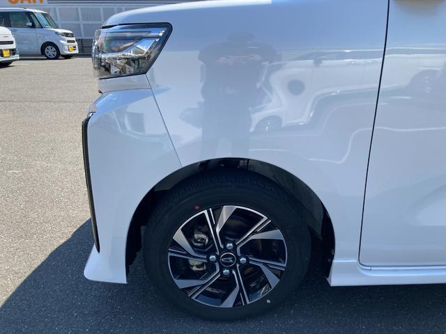 タントカスタムＸ１４インチアルミホイール　大型エアロバンパー　フルＬＥＤヘッドランプ　オート格納式カラードドアミラー　両側パワースライドドア　キーフリーシステム　プッシュボタンスタート（静岡県）の中古車