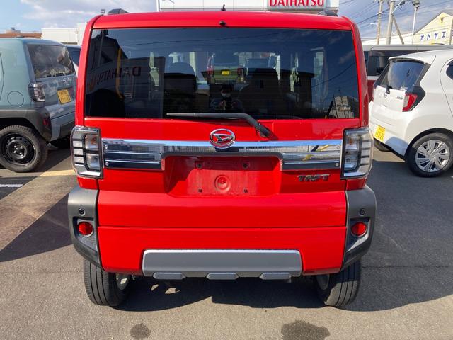 タフトＧ　クロムベンチャーメッキドアアウターハンドル　１５インチアルミホイール　オートレベリング機能付フルＬＥＤヘッドランプ　ＬＥＤフォグランプ　本革巻ステアリングホイール　本革巻インパネセンターシフト（静岡県）の中古車