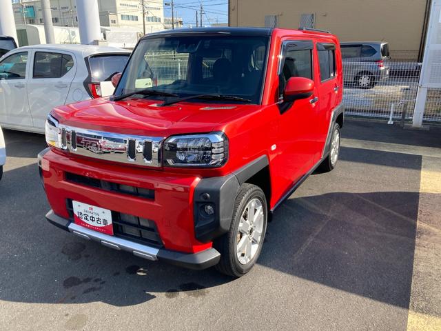 タフトＧ　クロムベンチャーメッキドアアウターハンドル　１５インチアルミホイール　オートレベリング機能付フルＬＥＤヘッドランプ　ＬＥＤフォグランプ　本革巻ステアリングホイール　本革巻インパネセンターシフト（静岡県）の中古車