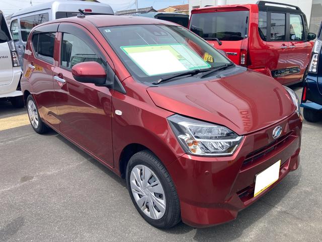 ミライースX SAIII14インチフルホイールキャップ LEDヘッドランプ 電動格納式(カラード)ドアミラー 自発光式デジタルメーターブルーイルミネーションメーター マニュアルエアコン(ダイヤル式) キーレスエントリー(静岡県)の中古車