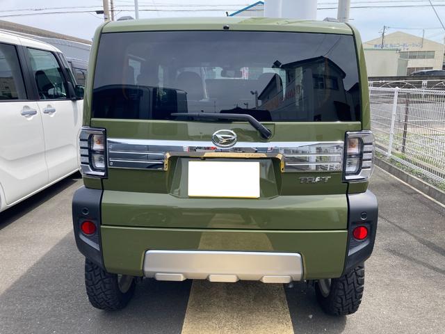 タフトGターボ クロムベンチャー15インチアルミホイール(シルバー塗装) オートレベリング機能付フルLEDヘッドランプ LEDフォグランプ 本革巻ステアリングホイール 本革巻インパネセンターシフト(静岡県)の中古車