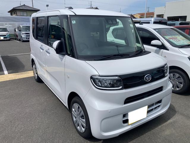 タントX14インチフルホイールキャップ フルLEDヘッドランプ オート格納式カラードドアミラー 左側パワースライドドア TFTカラーマルチインフォメーションディスプレイ フルファブリックシート(静岡県)の中古車