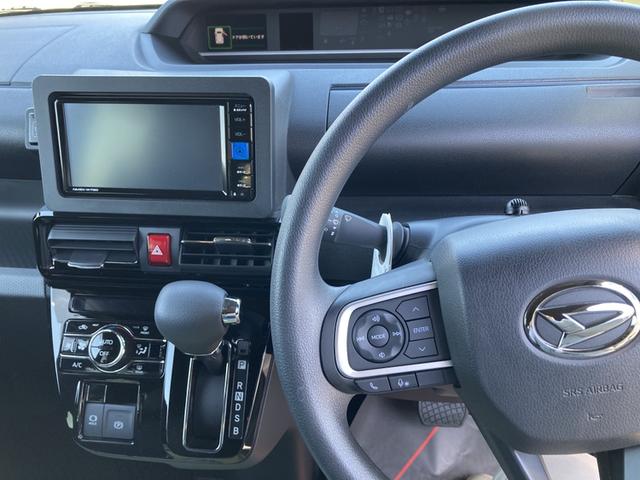 タントカスタムX14インチアルミホイール 大型エアロバンパー フルLEDヘッドランプ オート格納式カラードドアミラー 両側パワースライドドア キーフリーシステム プッシュボタンスタート(静岡県)の中古車