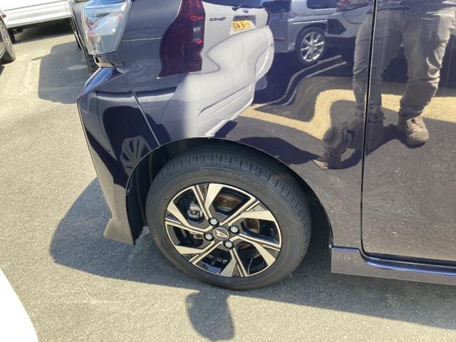 タントカスタムX14インチアルミホイール 大型エアロバンパー フルLEDヘッドランプ オート格納式カラードドアミラー 両側パワースライドドア キーフリーシステム プッシュボタンスタート(静岡県)の中古車