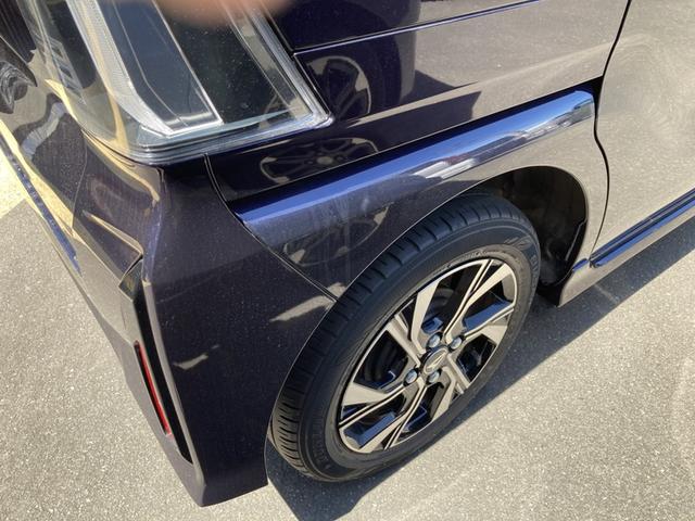 タントカスタムX14インチアルミホイール 大型エアロバンパー フルLEDヘッドランプ オート格納式カラードドアミラー 両側パワースライドドア キーフリーシステム プッシュボタンスタート(静岡県)の中古車