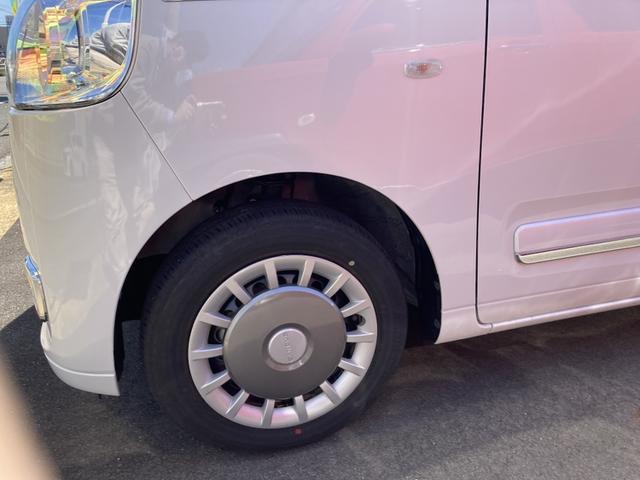 ムーヴキャンバスセオリーG14インチフルホイールキャップ LEDヘッドランプ LEDフォグランプ ホっとカップホルダー 両側パワースライドドア キーフリーシステム プッシュボタンスタート UVカットガラス(静岡県)の中古車