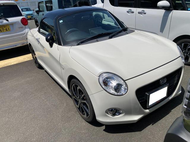 コペンセロキーフリーシステム　プッシュボタンスタート　オートエアコン（プッシュ式）　ＬＥＤヘッドライト　電動ルーフ　アルミホイール（静岡県）の中古車