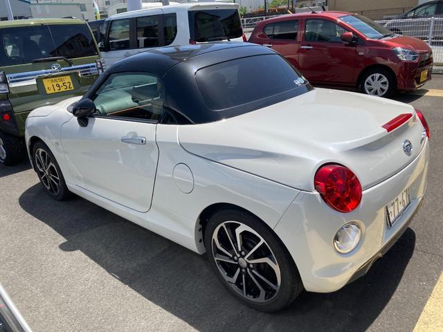 コペンセロキーフリーシステム　プッシュボタンスタート　オートエアコン（プッシュ式）　ＬＥＤヘッドライト　電動ルーフ　アルミホイール（静岡県）の中古車