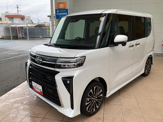タントカスタムRS15インチアルミホイール キーフリーシステム プッシュボタンスタート オートエアコン(プッシュ式) フルLEDヘッドランプ オート格納式カラードドアミラー 本革巻ステアリングホイール(静岡県)の中古車
