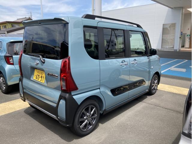 タントファンクロス１４インチアルミホイール　フルＬＥＤヘッドランプ　オート格納式カラードドアミラー　両側パワースライドドア　キーフリーシステム　プッシュボタンスタート（静岡県）の中古車