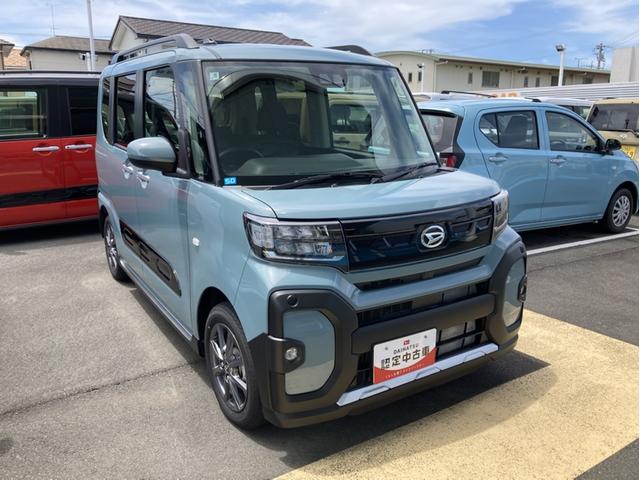 タントファンクロス１４インチアルミホイール　フルＬＥＤヘッドランプ　オート格納式カラードドアミラー　両側パワースライドドア　キーフリーシステム　プッシュボタンスタート（静岡県）の中古車