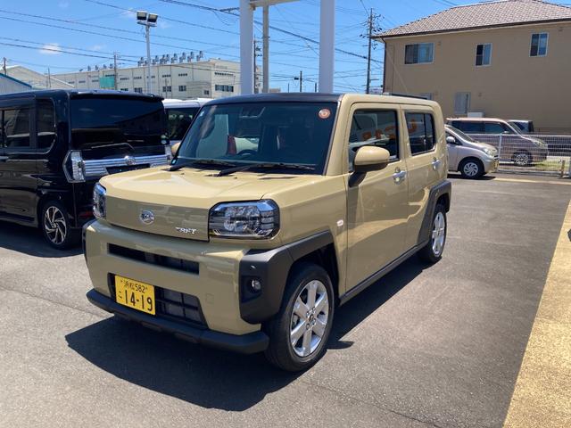 タフトG15インチアルミホイール オートレベリング機能付フルLEDヘッドランプ LEDフォグランプ 本革巻ステアリングホイール 本革巻インパネセンターシフト TFTカラーマルチインフォメーションディスプレイ(静岡県)の中古車