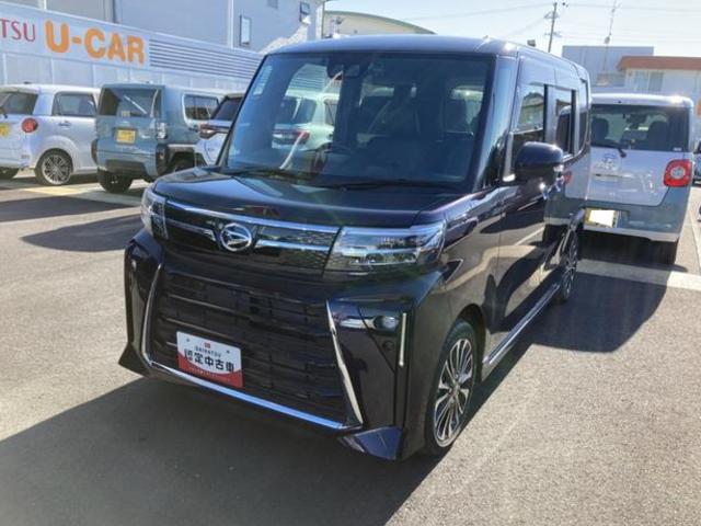 タントカスタムＲＳ１５インチアルミホイール　キーフリーシステム　プッシュボタンスタート　オートエアコン（プッシュ式）　フルＬＥＤヘッドランプ　オート格納式カラードドアミラー　本革巻ステアリングホイール（静岡県）の中古車