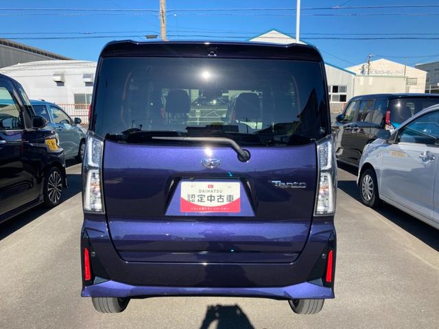 タントカスタムＲＳ１５インチアルミホイール　キーフリーシステム　プッシュボタンスタート　オートエアコン（プッシュ式）　フルＬＥＤヘッドランプ　オート格納式カラードドアミラー　本革巻ステアリングホイール（静岡県）の中古車