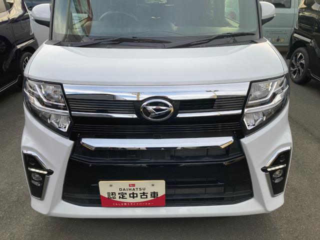タントカスタムＲＳ１５インチアルミホイール　キーフリーシステム　プッシュボタンスタート　オートエアコン（プッシュ式）　フルＬＥＤヘッドランプ　オート格納式カラードドアミラー　本革巻ステアリングホイール（静岡県）の中古車