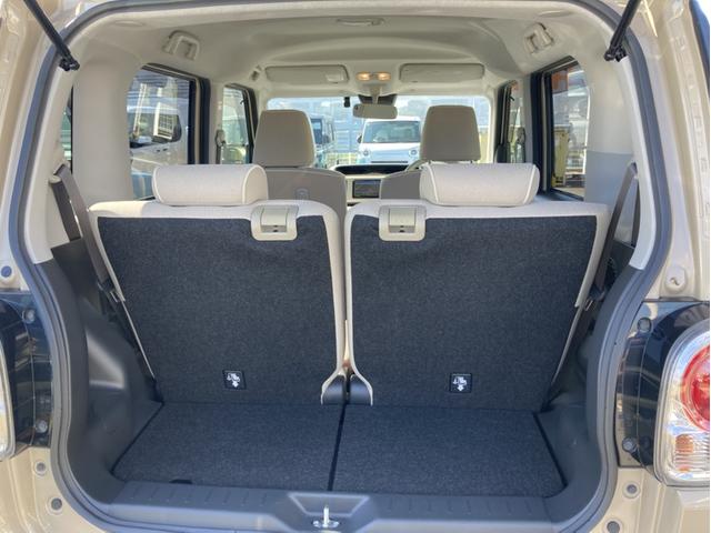 ムーヴキャンバスＧホワイトアクセントリミテッド　ＳＡIII１４インチフルホイールキャップ　ＬＥＤヘッドランプ　キーフリーシステム　両側パワースライドドア　オートエアコン（プッシュ式）　オートライト　置きラクボックス（静岡県）の中古車