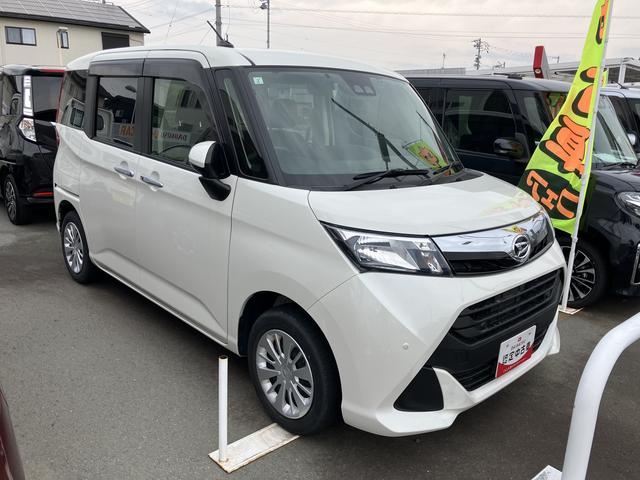 トールＧ　ＳＡIIIキーフリーシステム　プッシュボタンスタート　オートエアコン（プッシュ式）　両側パワースライドドア　ＵＶカットガラス　電動格納ドアミラー（静岡県）の中古車