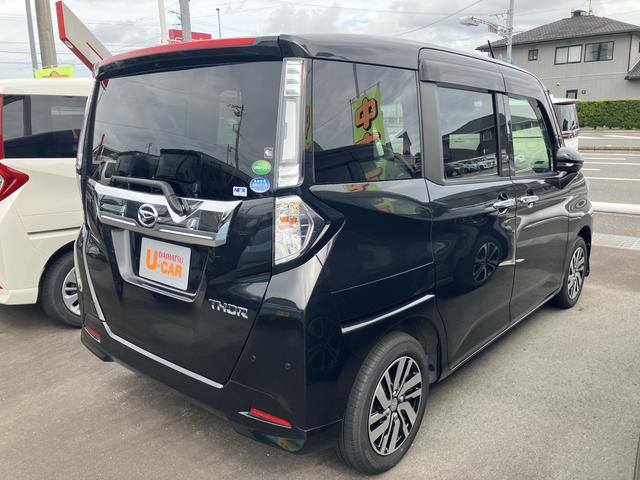 トールカスタムＧ　リミテッドII　ＳＡIIIキーフリーシステム　プッシュボタンスタート　パワースライドドア（両側）　ＬＥＤヘッドライト　フロントフォグランプ　ＵＶカットガラス　オートエアコン（プッシュ式）（静岡県）の中古車
