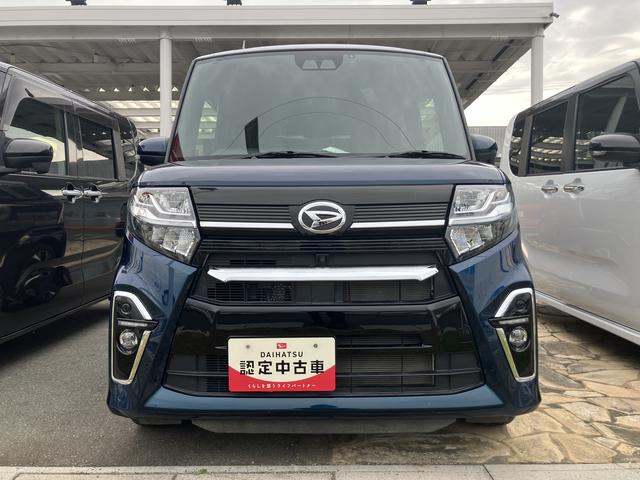 タントカスタムＸ１４インチアルミホイール　大型エアロバンパー　フルＬＥＤヘッドランプ　オート格納式カラードドアミラー　両側パワースライドドア　キーフリーシステム　プッシュボタンスタート（静岡県）の中古車