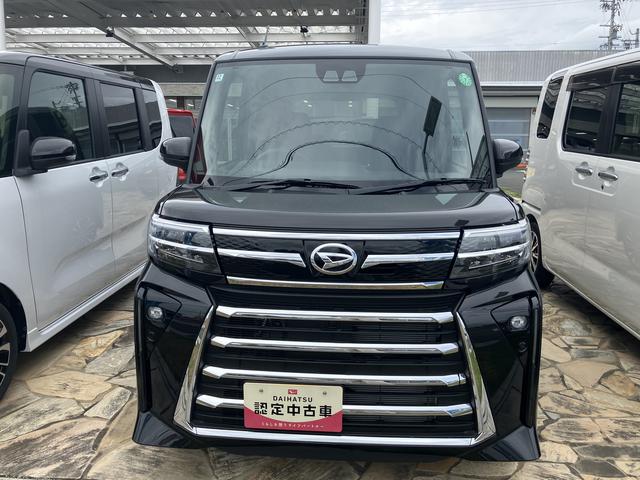 タントカスタムＲＳ１５インチアルミホイール　キーレスエントリー　プッシュボタンスタート　オートエアコン（プッシュ式）　フルＬＥＤヘッドランプ　オート格納式カラードドアミラー　本革巻ステアリングホイール（静岡県）の中古車