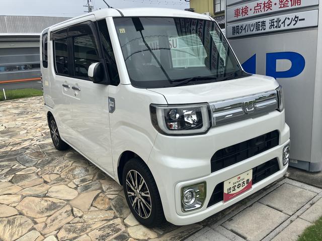 ウェイクＧターボＳＡII１５インチアルミホイール　両側パワースライドドア　ＵＶカットガラス　キーフリーシステム　オートエアコン（プッシュ式）　ＬＥＤヘッドランプ（静岡県）の中古車