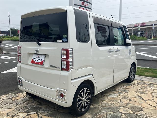 ウェイクＧターボＳＡII１５インチアルミホイール　両側パワースライドドア　ＵＶカットガラス　キーフリーシステム　オートエアコン（プッシュ式）　ＬＥＤヘッドランプ（静岡県）の中古車