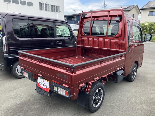ハイゼットトラックジャンボエクストラＬＥＤヘッドランプ　シートスライド＆リクライニング機構　荷台ステップ　オーバーヘッドシェルフ　マニュアルエアコン　コーナーセンサー（静岡県）の中古車