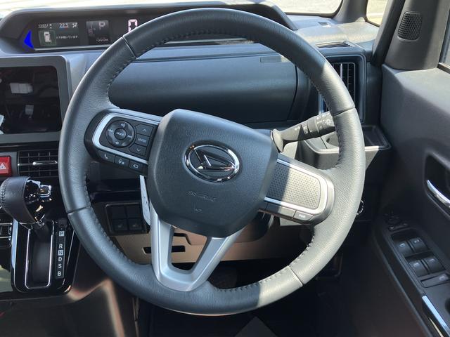 タントカスタムＲＳ１５インチアルミホイール　キーフリーシステム　プッシュボタンスタート　オートエアコン（プッシュ式）　フルＬＥＤヘッドランプ　オート格納式カラードドアミラー　本革巻ステアリングホイール（静岡県）の中古車