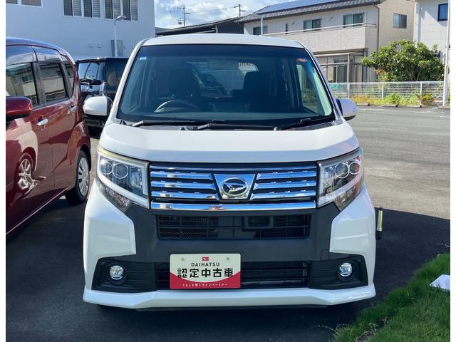 ムーヴカスタム　Ｘ　ＳＡ１４インチアルミホイール　スーパーＵＶＩＲカットガラス　ウレタンステアリングホイール　ウレタンインパネセンターシフト　ＬＥＤヘッドライト　キーフリーシステム　プッシュボタンスタート（静岡県）の中古車