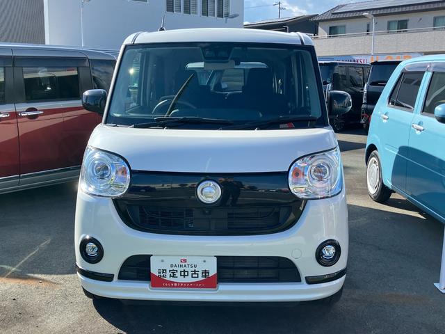 ムーヴキャンバスＧブラックアクセントリミテッド　ＳＡIII１４インチフルホイールキャップ　ＬＥＤヘッドランプ　キーフリーシステム　両側パワースライドドア　オートエアコン（プッシュ式）　オートライト　置きラクボックス（静岡県）の中古車