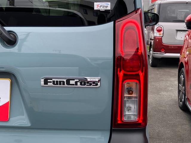 タントファンクロス14インチアルミホイール フルLEDヘッドランプ オート格納式カラードドアミラー 両側パワースライドドア キーフリーシステム プッシュボタンスタート(静岡県)の中古車