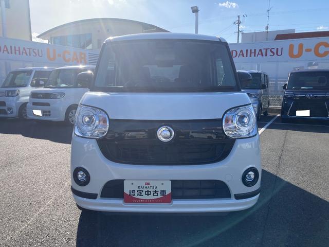 ムーヴキャンバスＧブラックアクセントＶＳ　ＳＡIII１４インチフルホイールキャップ　ＬＥＤヘッドランプ　キーフリーシステム　両側パワースライドドア　オートエアコン（プッシュ式）　オートライト　置きラクボックス（静岡県）の中古車