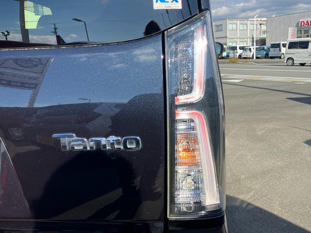 タントカスタムRSスタイルセレクション15インチアルミホイール 大型エアロバンパー フルLEDヘッドランプ オート格納式カラードドアミラー 革巻ステアリングホイール 両側パワースライドドア(静岡県)の中古車