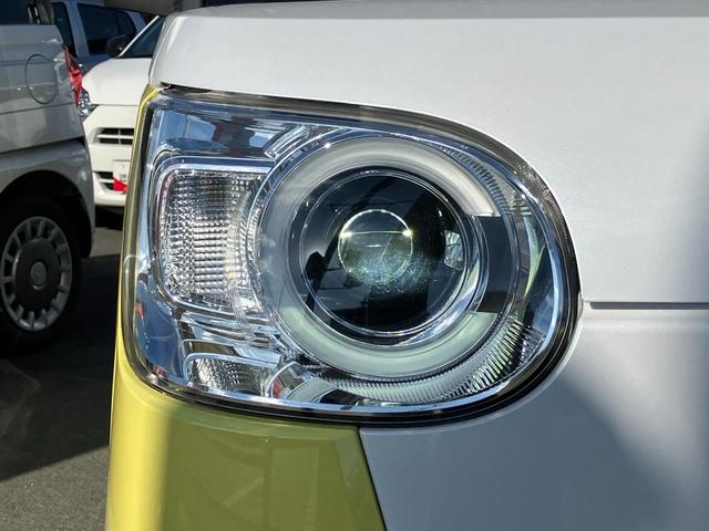 ムーヴキャンバスストライプスG14インチフルホイールキャップ LEDヘッドランプ LEDフォグランプ ホっとカップホルダー 両側パワースライドドア キーフリーシステム プッシュボタンスタート UVカットガラス(静岡県)の中古車