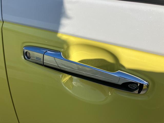 ムーヴキャンバスストライプスG14インチフルホイールキャップ LEDヘッドランプ LEDフォグランプ ホっとカップホルダー 両側パワースライドドア キーフリーシステム プッシュボタンスタート UVカットガラス(静岡県)の中古車