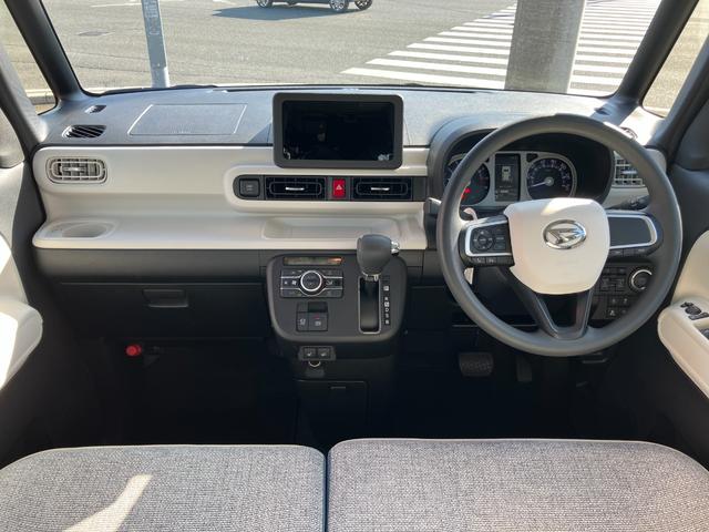 ムーヴキャンバスストライプスG14インチフルホイールキャップ LEDヘッドランプ LEDフォグランプ ホっとカップホルダー 両側パワースライドドア キーフリーシステム プッシュボタンスタート UVカットガラス(静岡県)の中古車