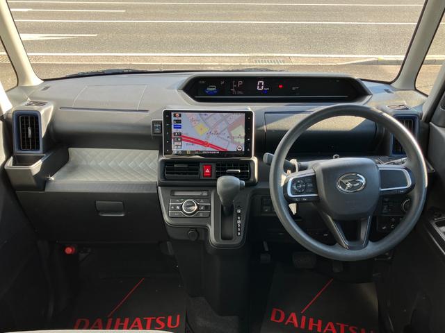 タントX14インチフルホイールキャップ フルLEDヘッドランプ オート格納式カラードドアミラー 左側パワースライドドア TFTカラーマルチインフォメーションディスプレイ フルファブリックシート(静岡県)の中古車