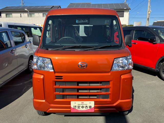 ハイゼットカーゴＤＸＣＶＴ　撥水フルファブリックシート表皮　オーバーヘッドシェルフ　アッパートレイ　キーレスエントリー　ユースフルナット（３１ヶ所）（静岡県）の中古車