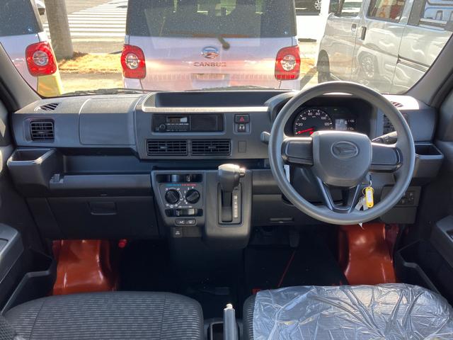 ハイゼットカーゴＤＸＣＶＴ　撥水フルファブリックシート表皮　オーバーヘッドシェルフ　アッパートレイ　キーレスエントリー　ユースフルナット（３１ヶ所）（静岡県）の中古車