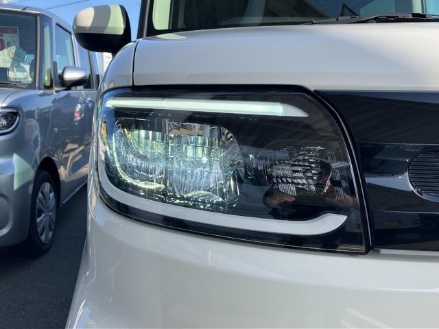 タントスローパーＸ　ターンシート仕様１４インチフルホイールキャップ　フルＬＥＤヘッドランプ　オート格納式カラードドアミラー　左側パワースライドドア　ＴＦＴカラーマルチインフォメーションディスプレイ　フルファブリックシート（静岡県）の中古車