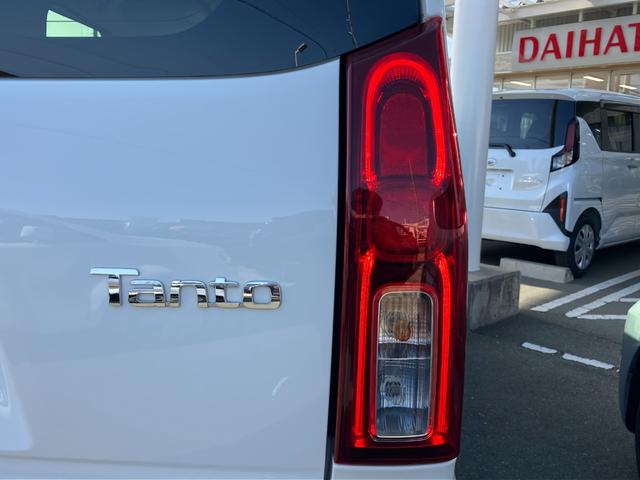 タントスローパーＸ　ターンシート仕様１４インチフルホイールキャップ　フルＬＥＤヘッドランプ　オート格納式カラードドアミラー　左側パワースライドドア　ＴＦＴカラーマルチインフォメーションディスプレイ　フルファブリックシート（静岡県）の中古車