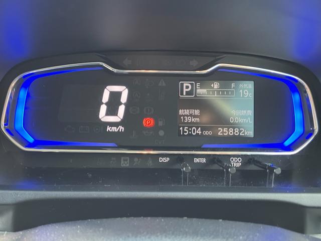 ミライースＸ　ＳＡIII１４インチフルホイールキャップ　ＬＥＤヘッドランプ　電動格納式（カラード）ドアミラー　自発光式デジタルメーターブルーイルミネーションメーター　マニュアルエアコン（ダイヤル式）　キーレスエントリー（静岡県）の中古車